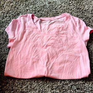Size small pink shirt perfect for layering